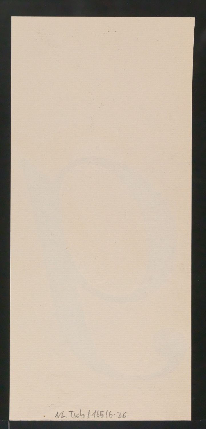 Mappe mit Entwurfszeichnungen Uhertype Antiqua Gemeine Kursiv — Blatt 52