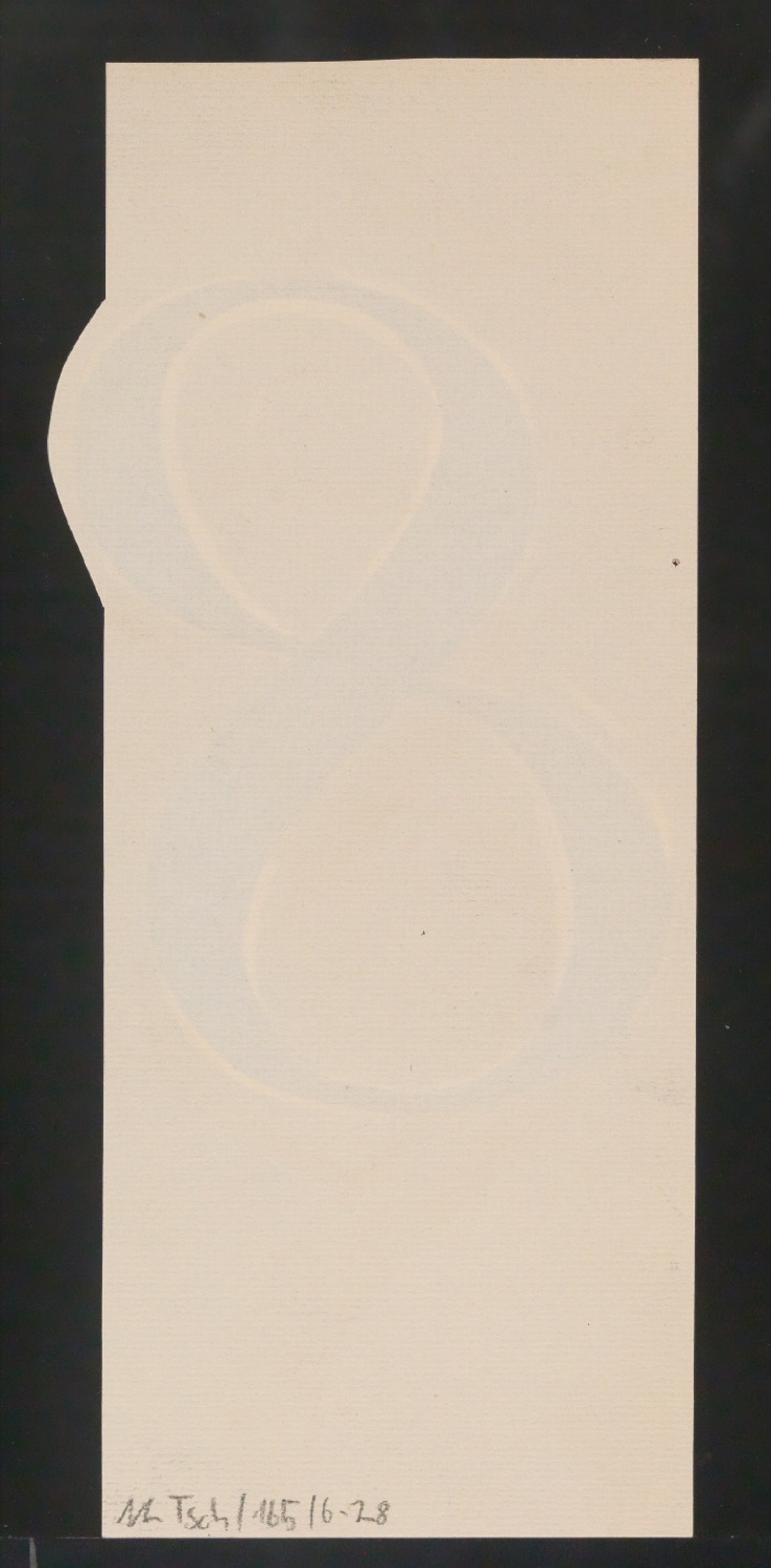 Mappe mit Entwurfszeichnungen Uhertype Antiqua Gemeine Kursiv — Blatt 58