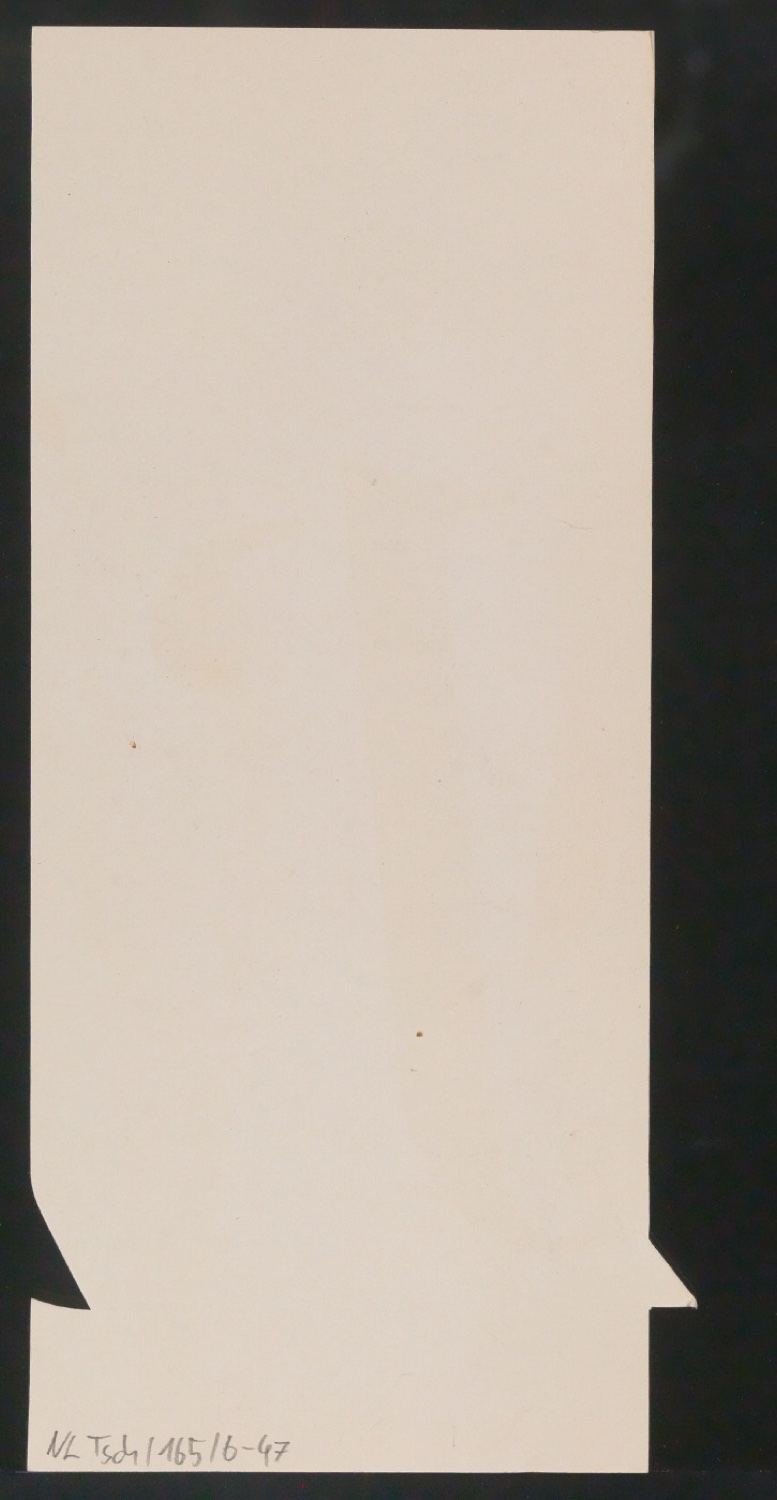 Mappe mit Entwurfszeichnungen Uhertype Antiqua Gemeine Kursiv — Blatt 96