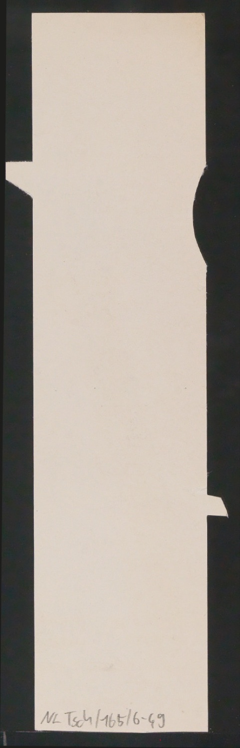 Mappe mit Entwurfszeichnungen Uhertype Antiqua Gemeine Kursiv — Blatt 100