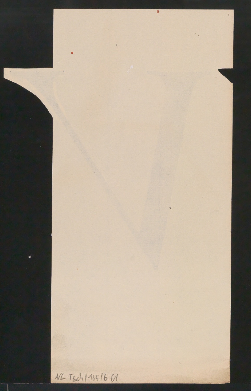 Mappe mit Entwurfszeichnungen Uhertype Antiqua Gemeine Kursiv — Blatt 124