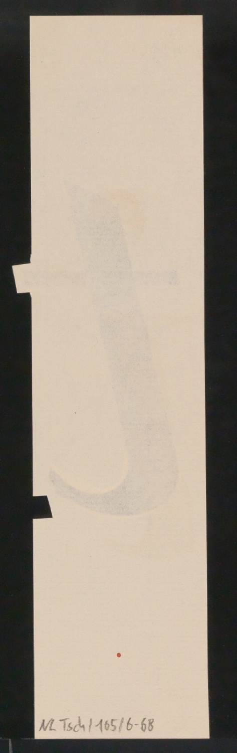 Mappe mit Entwurfszeichnungen Uhertype Antiqua Gemeine Kursiv — Blatt 140