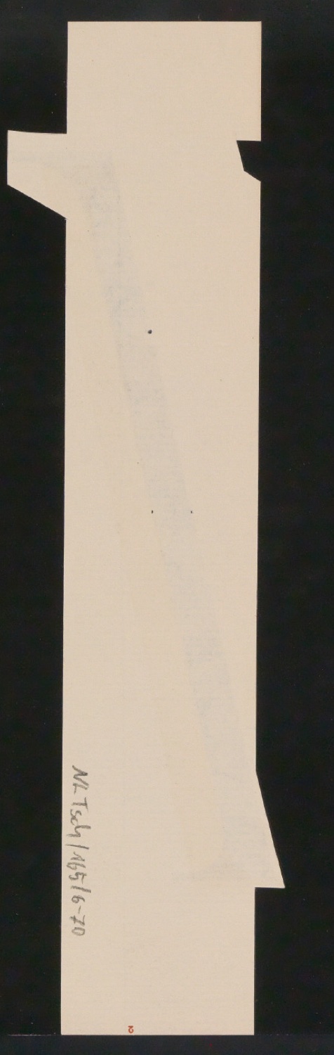 Mappe mit Entwurfszeichnungen Uhertype Antiqua Gemeine Kursiv — Blatt 144