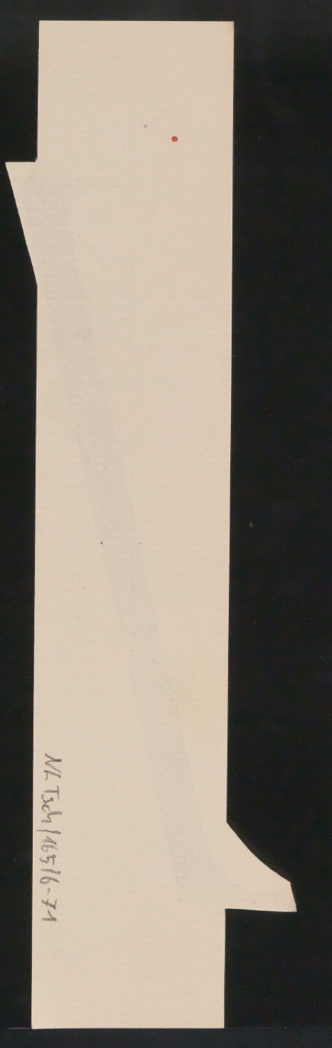 Mappe mit Entwurfszeichnungen Uhertype Antiqua Gemeine Kursiv — Blatt 146