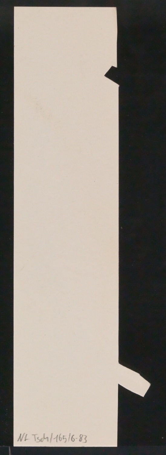 Mappe mit Entwurfszeichnungen Uhertype Antiqua Gemeine Kursiv — Blatt 170