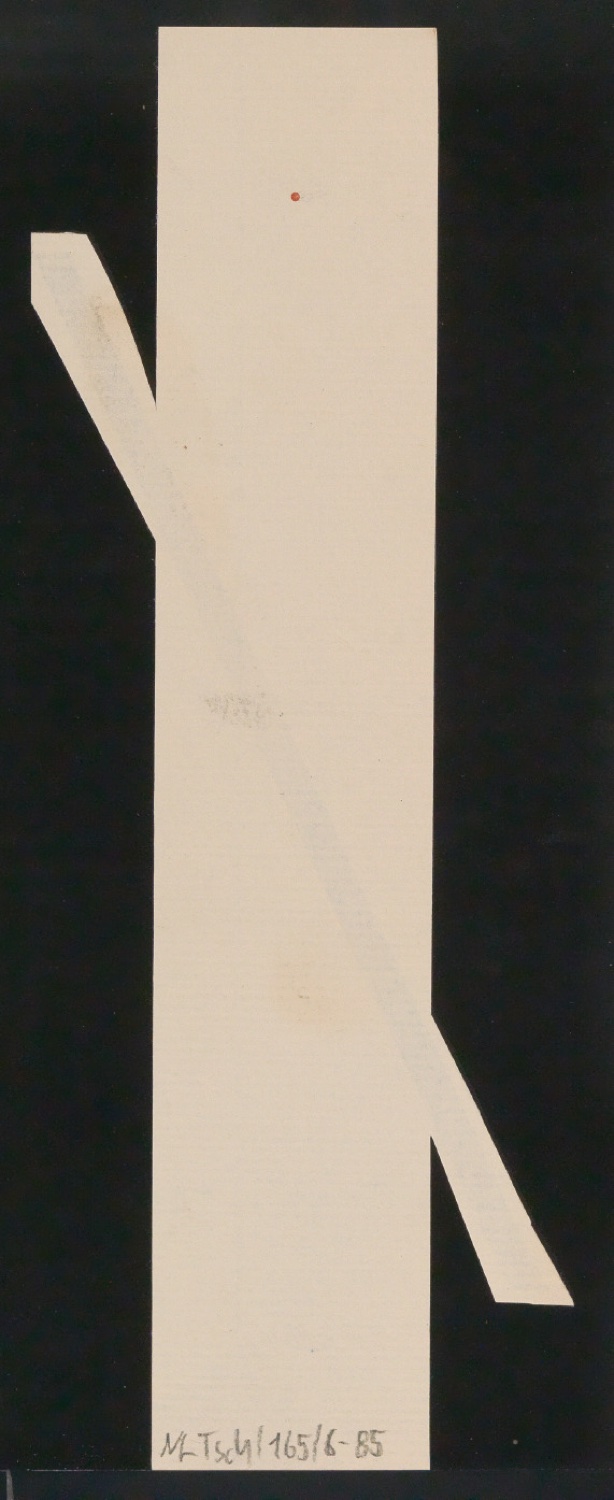 Mappe mit Entwurfszeichnungen Uhertype Antiqua Gemeine Kursiv — Blatt 174