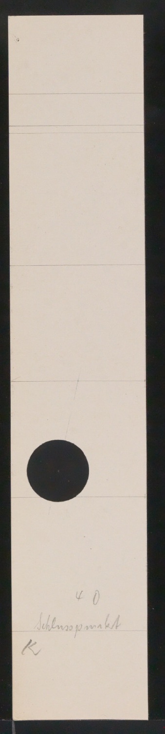 Mappe mit Entwurfszeichnungen Uhertype Antiqua Gemeine Kursiv — Blatt 189