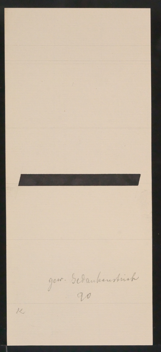 Mappe mit Entwurfszeichnungen Uhertype Antiqua Gemeine Kursiv — Blatt 193