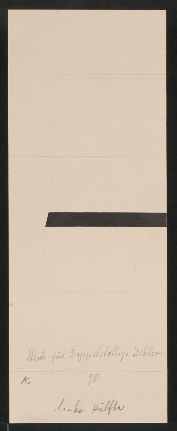 Mappe mit Entwurfszeichnungen Uhertype Antiqua Gemeine Kursiv — Blatt 197
