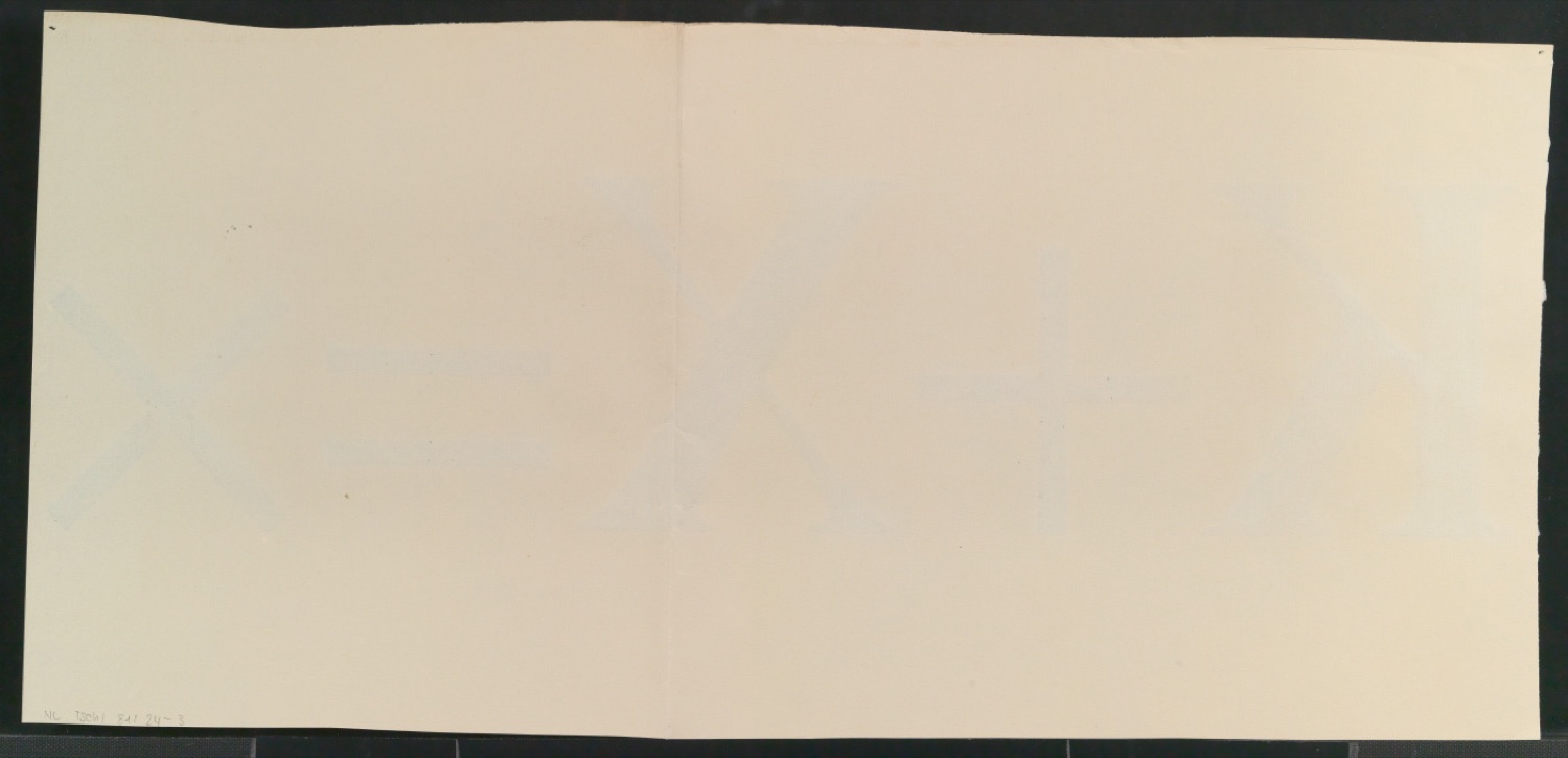 Mappe mit Entwurfszeichnungen Uhertype Halbfette Antiqua — Blatt 6