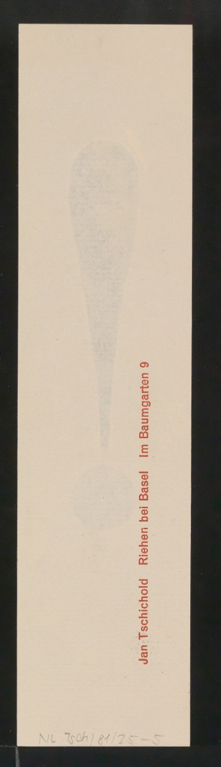 Mappe mit Entwurfszeichnungen Uhertype Antiqua — Blatt 10