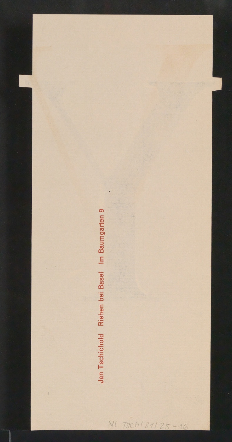 Mappe mit Entwurfszeichnungen Uhertype Antiqua — Blatt 32