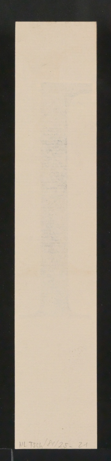 Mappe mit Entwurfszeichnungen Uhertype Antiqua — Blatt 42