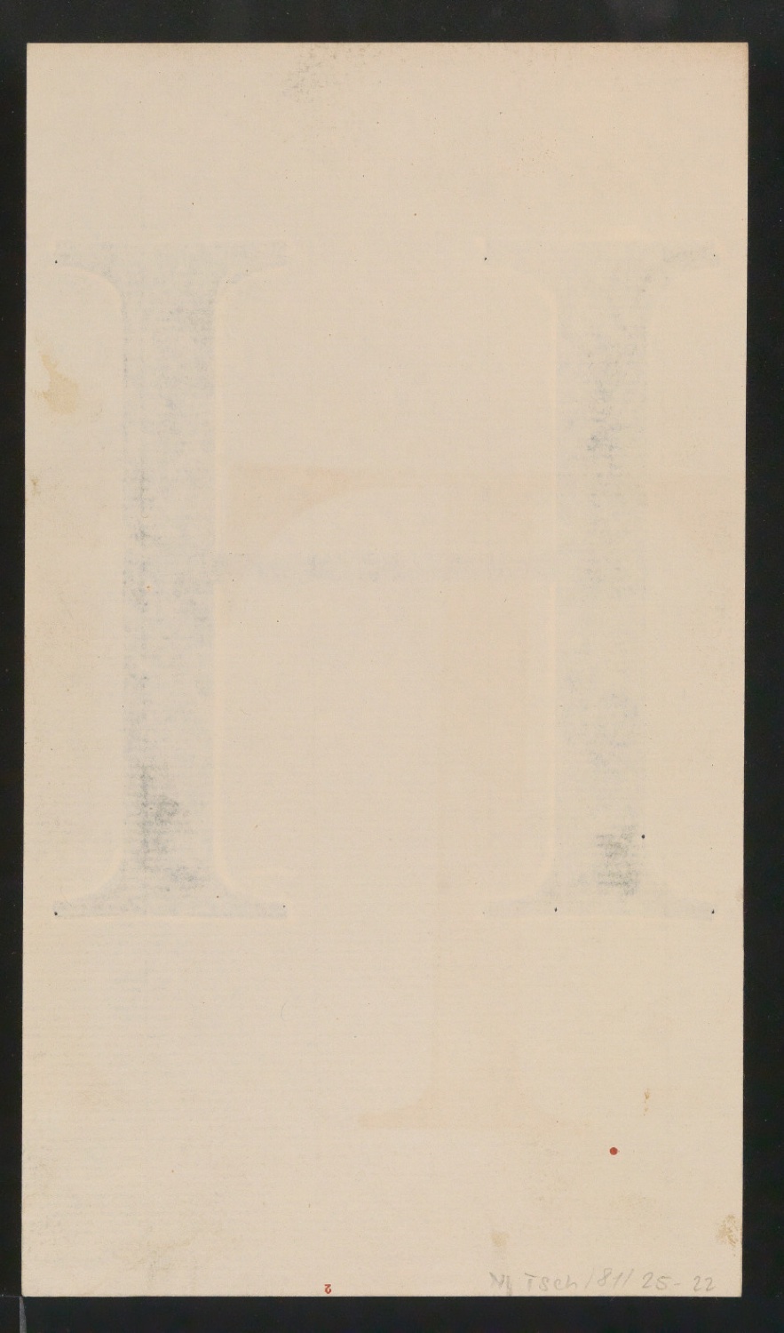 Mappe mit Entwurfszeichnungen Uhertype Antiqua — Blatt 44