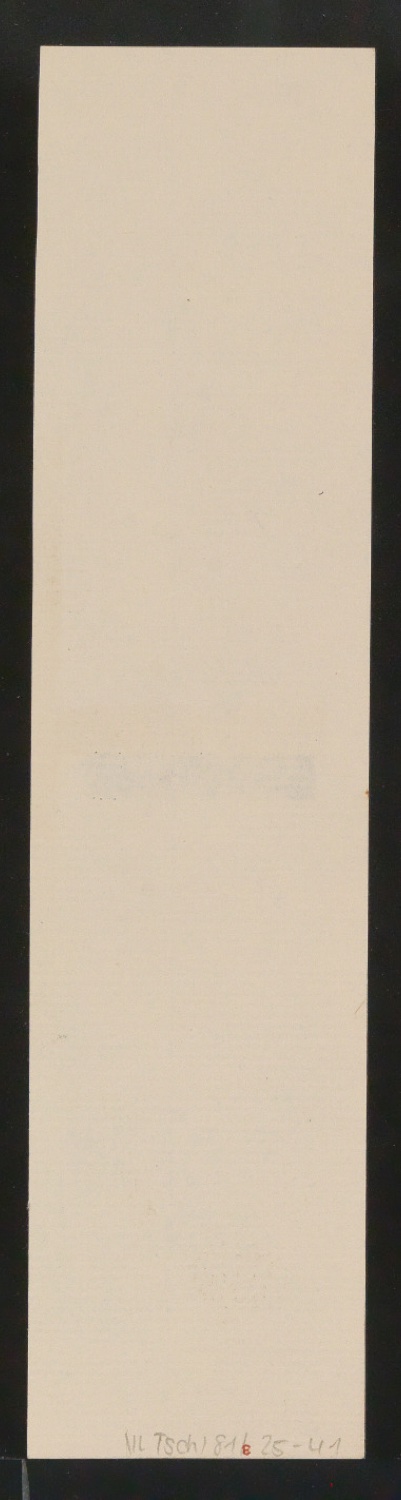 Mappe mit Entwurfszeichnungen Uhertype Antiqua — Blatt 82