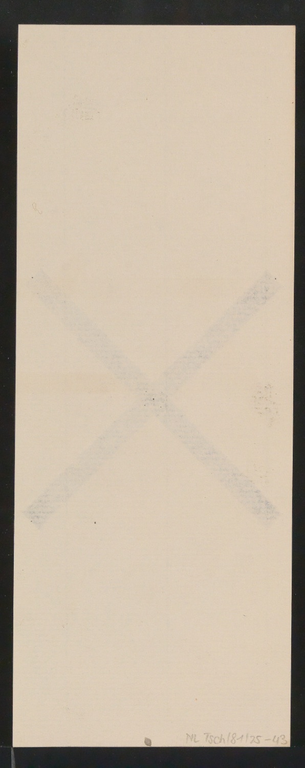 Mappe mit Entwurfszeichnungen Uhertype Antiqua — Blatt 86