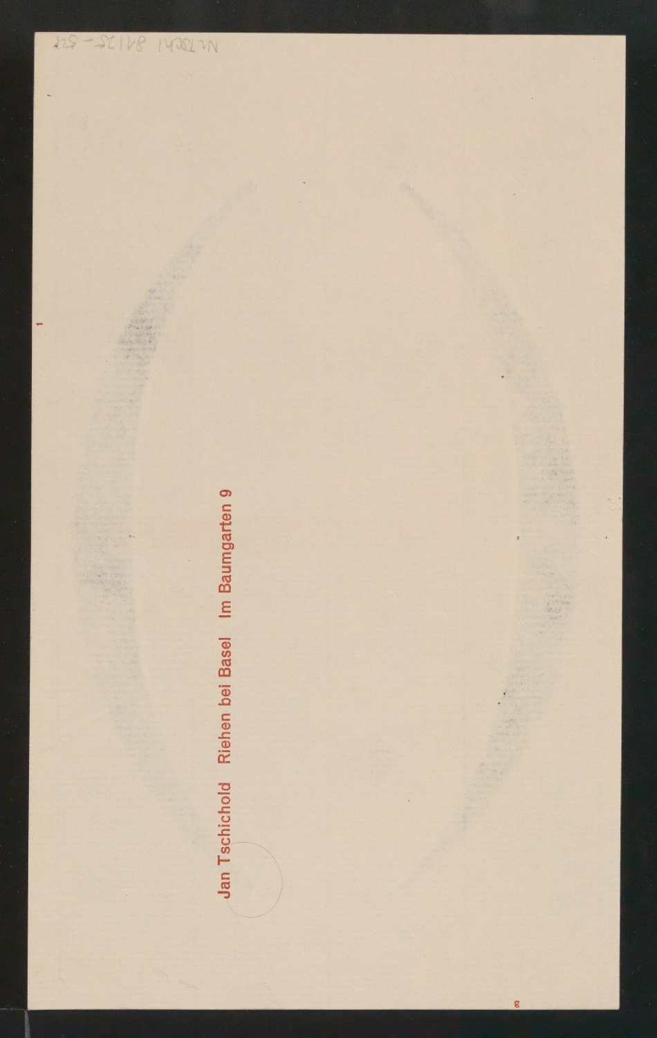 Mappe mit Entwurfszeichnungen Uhertype Antiqua — Blatt 108
