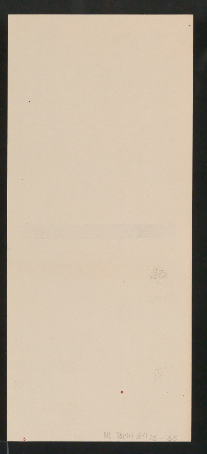Mappe mit Entwurfszeichnungen Uhertype Antiqua — Blatt 110