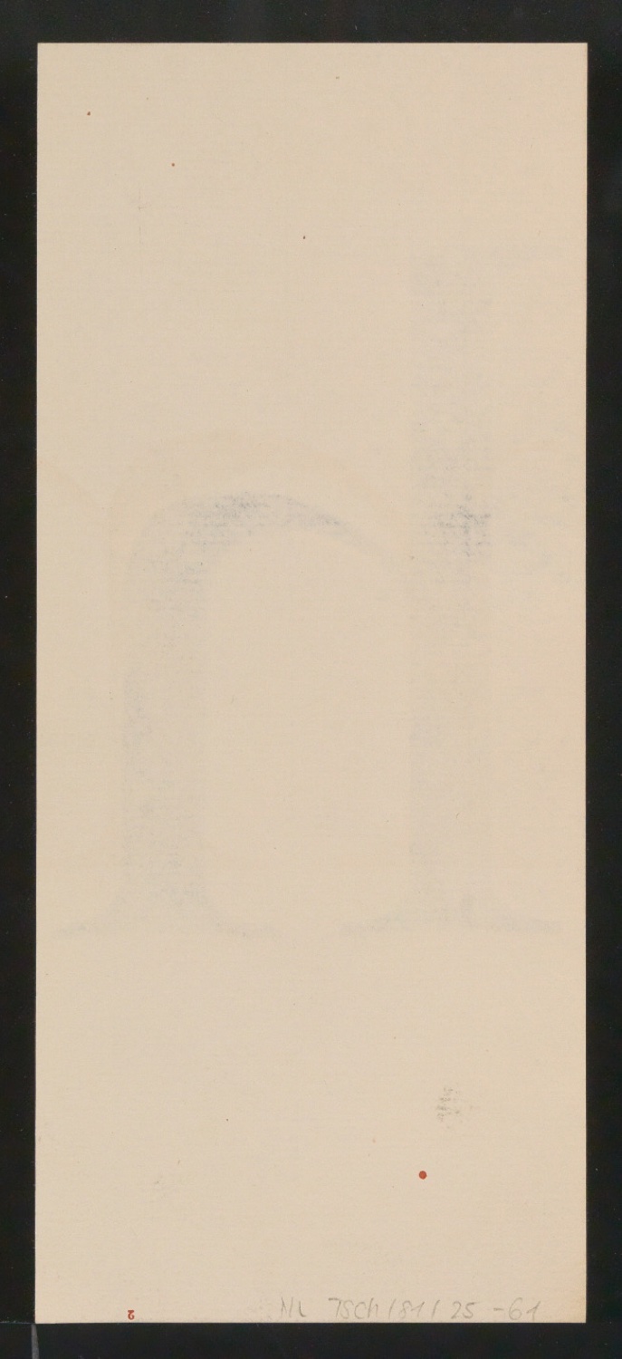 Mappe mit Entwurfszeichnungen Uhertype Antiqua — Blatt 122