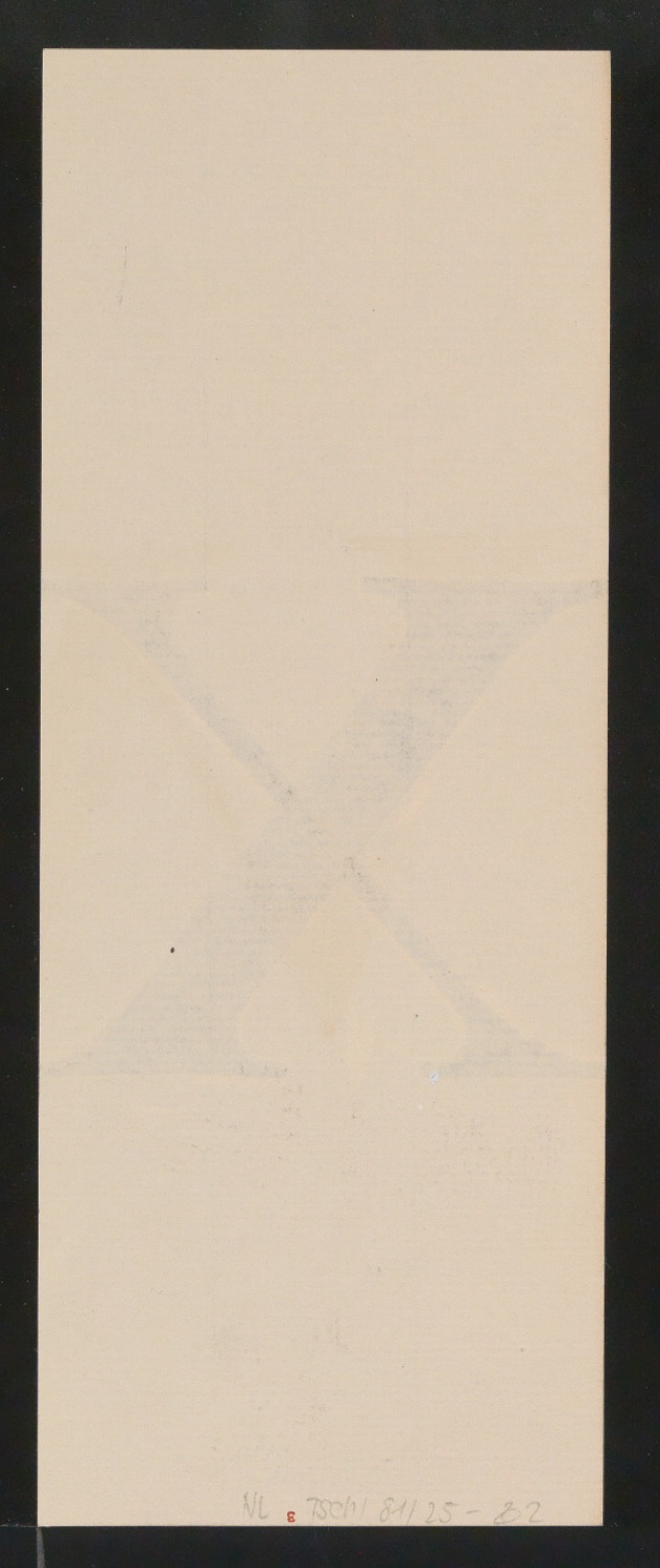 Mappe mit Entwurfszeichnungen Uhertype Antiqua — Blatt 124