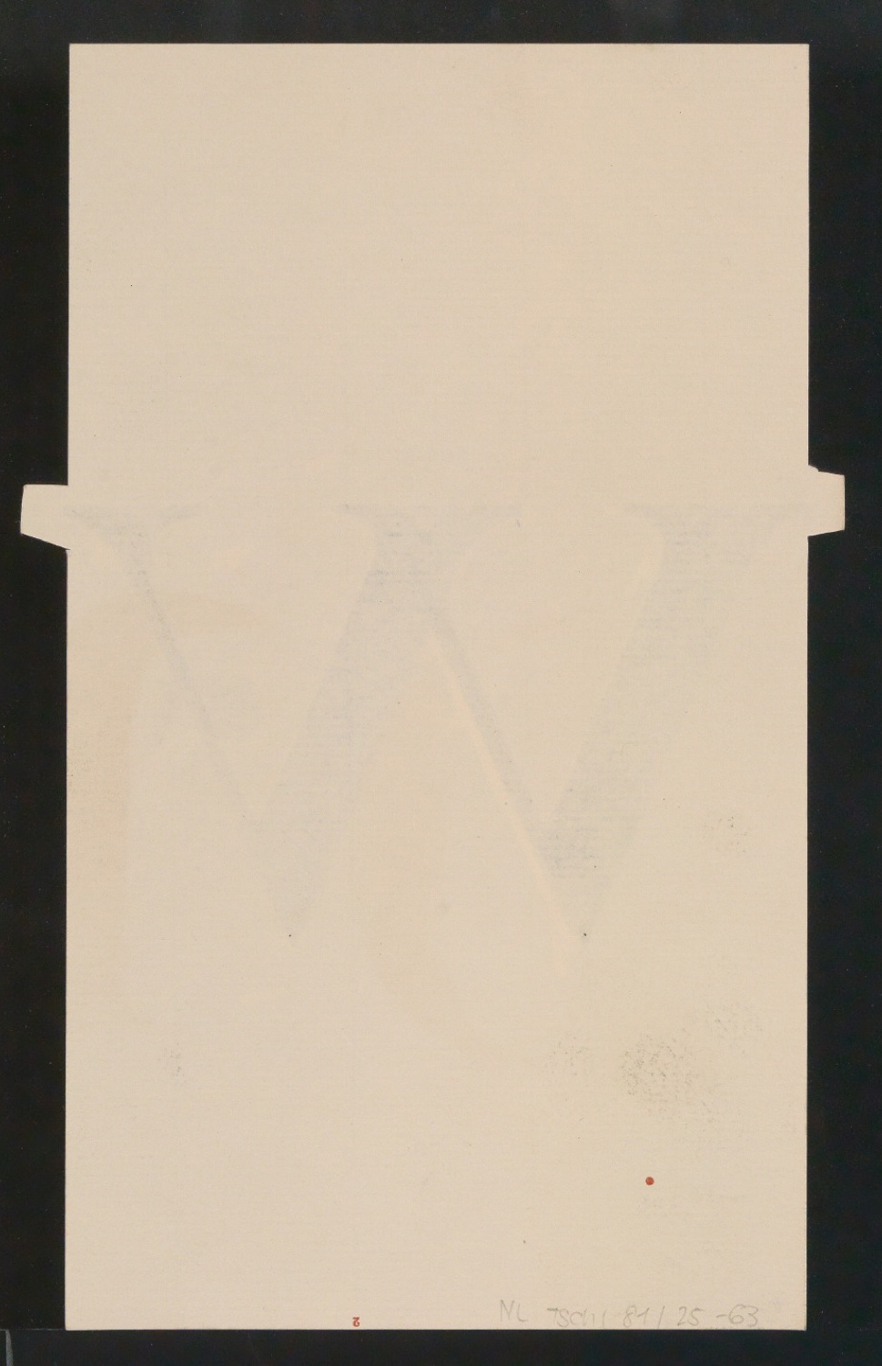 Mappe mit Entwurfszeichnungen Uhertype Antiqua — Blatt 126