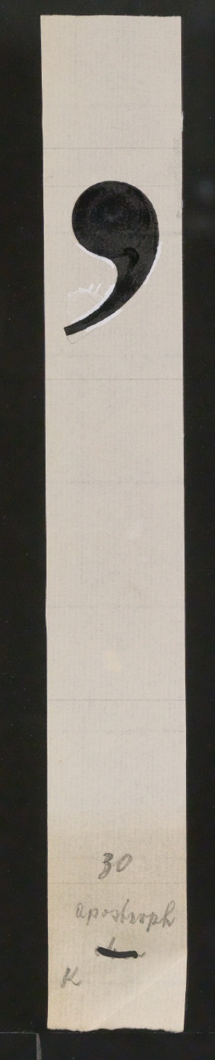 Mappe mit Entwurfszeichnungen Uhertype Antiqua — Blatt 143