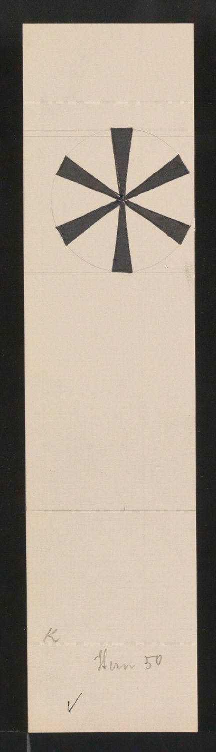 Mappe mit Entwurfszeichnungen Uhertype Antiqua — Blatt 145