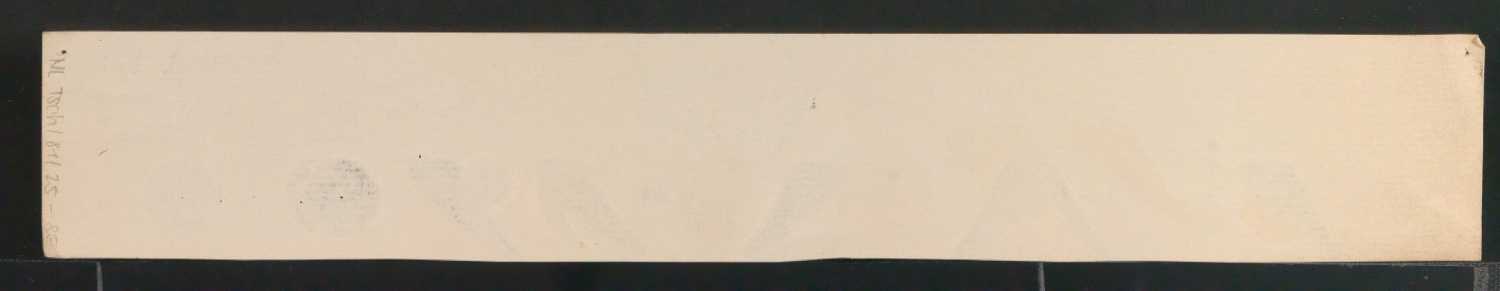 Mappe mit Entwurfszeichnungen Uhertype Antiqua — Blatt 170