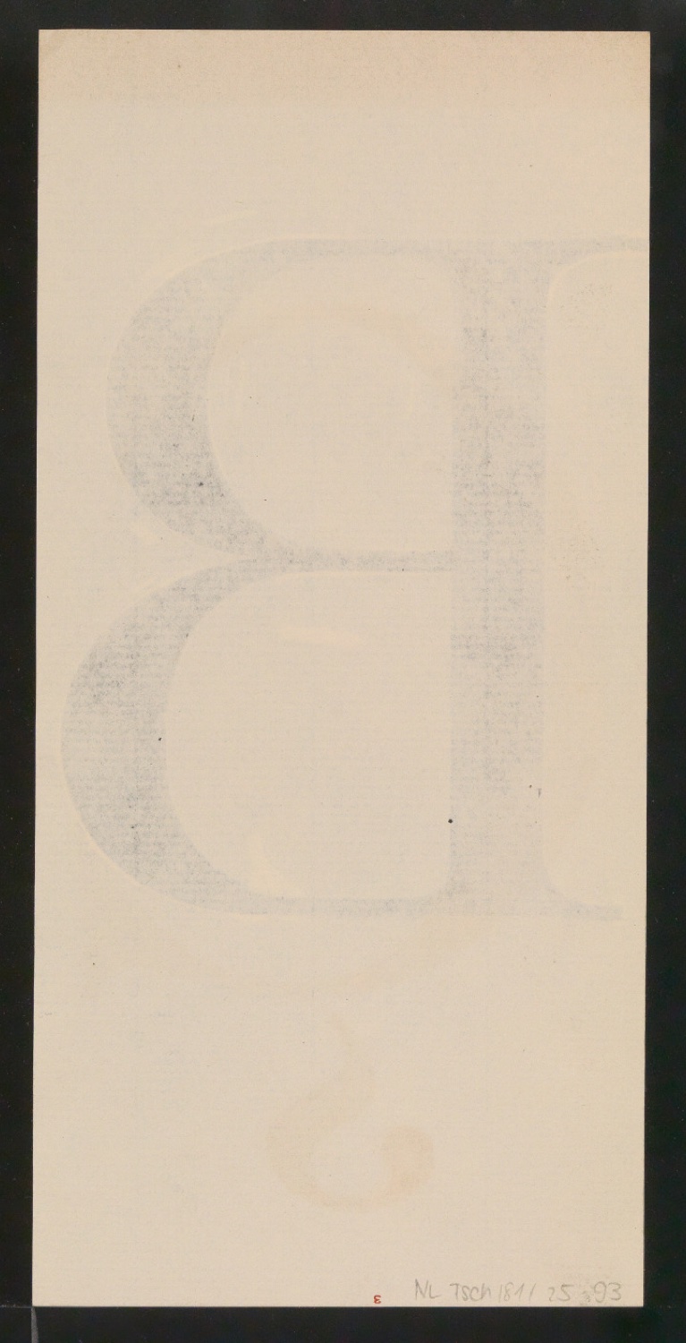 Mappe mit Entwurfszeichnungen Uhertype Antiqua — Blatt 186