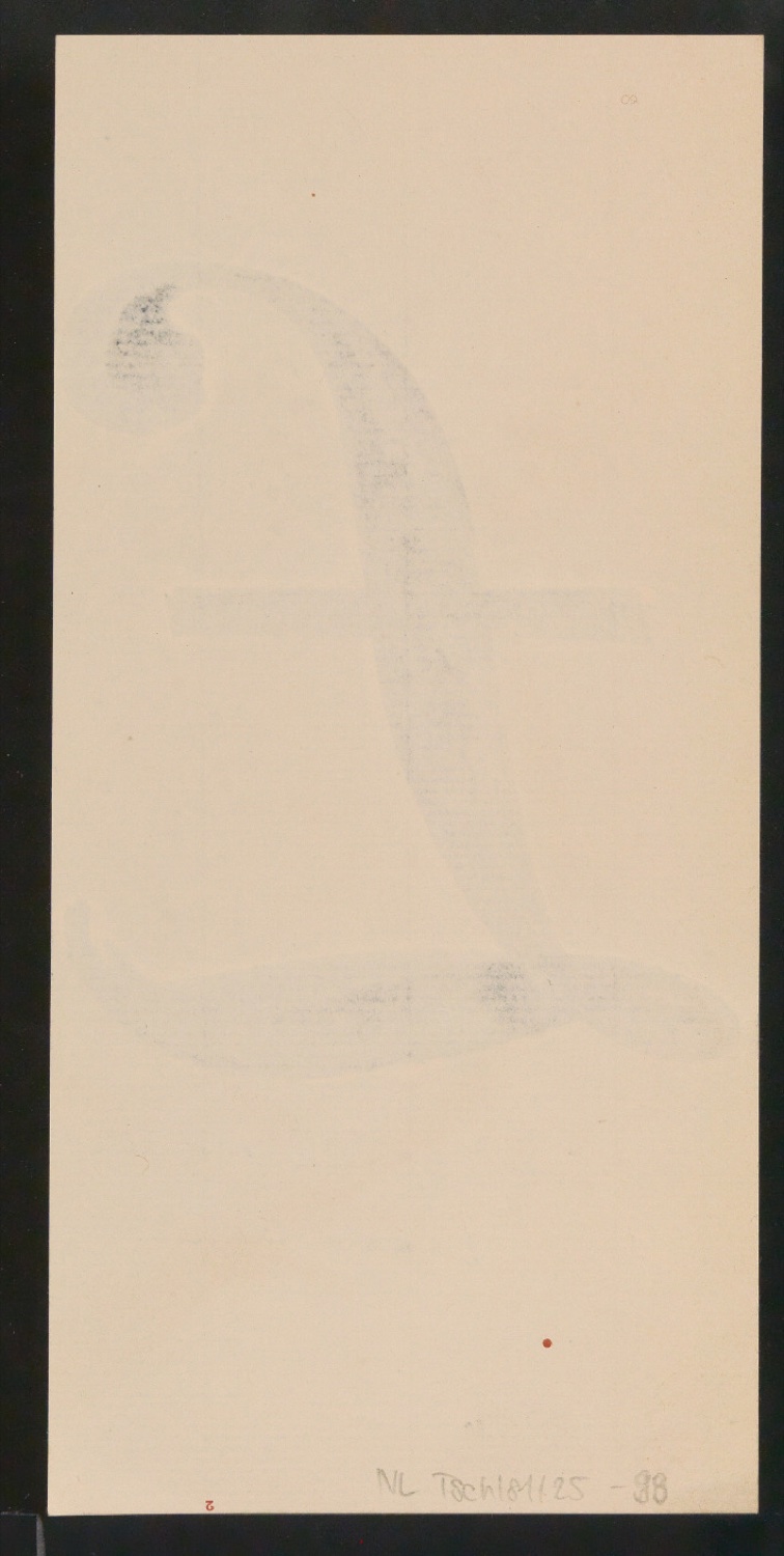 Mappe mit Entwurfszeichnungen Uhertype Antiqua — Blatt 196