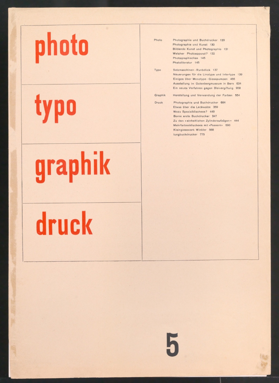 Entwürfe für verschiedene Titelblätter von Typographische Monatsblätter — Blatt 7