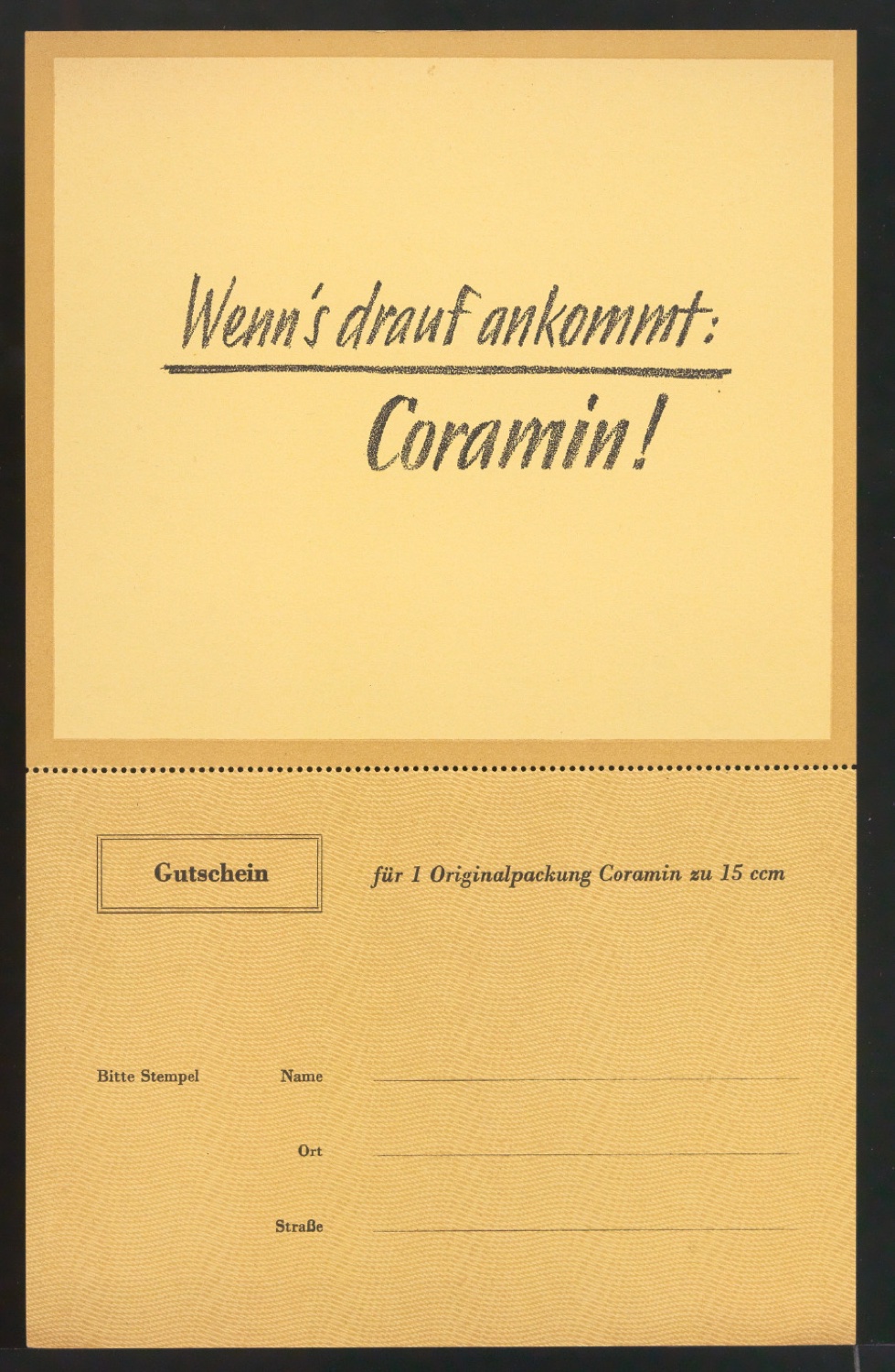 Probedrucke von Werbekarten für die Ciba — Blatt 3