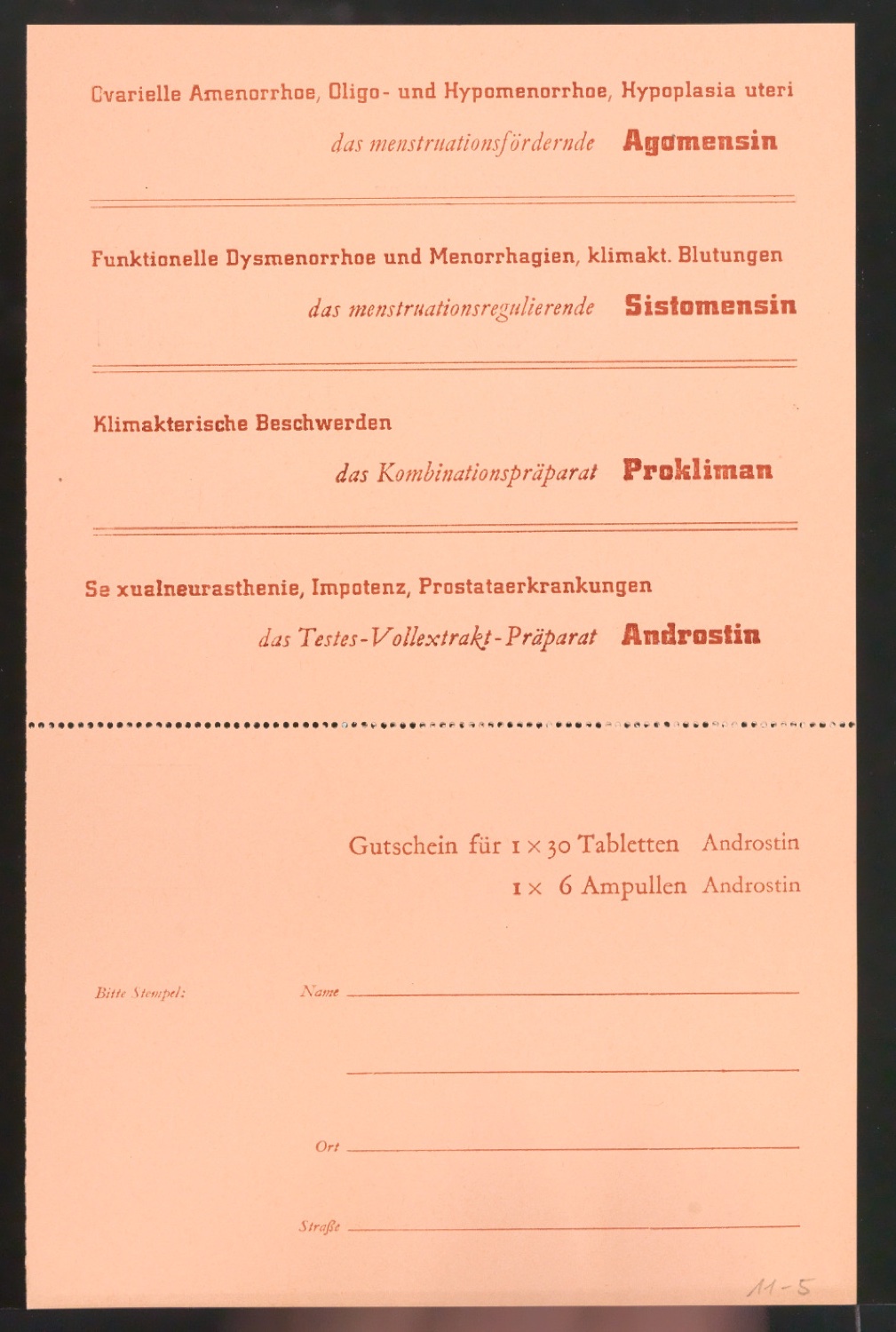 Probedrucke von Werbekarten für die Ciba — Blatt 10