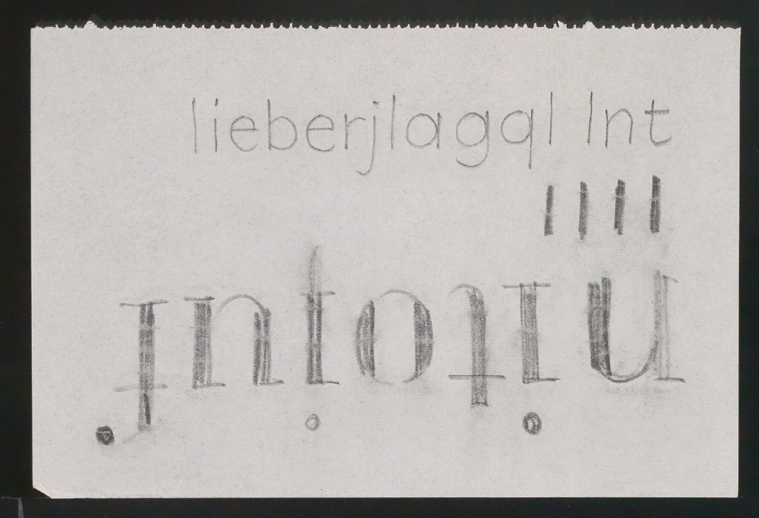 Entwurfszeichnungen für Titelblatt und Einbanddecke von Basler Adressbuch 1934 — Blatt 5