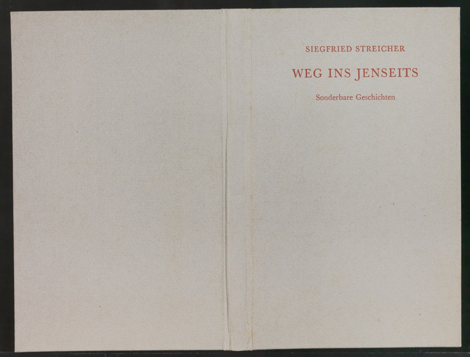 Einbanddecke für Weg ins Jenseits — Blatt 1