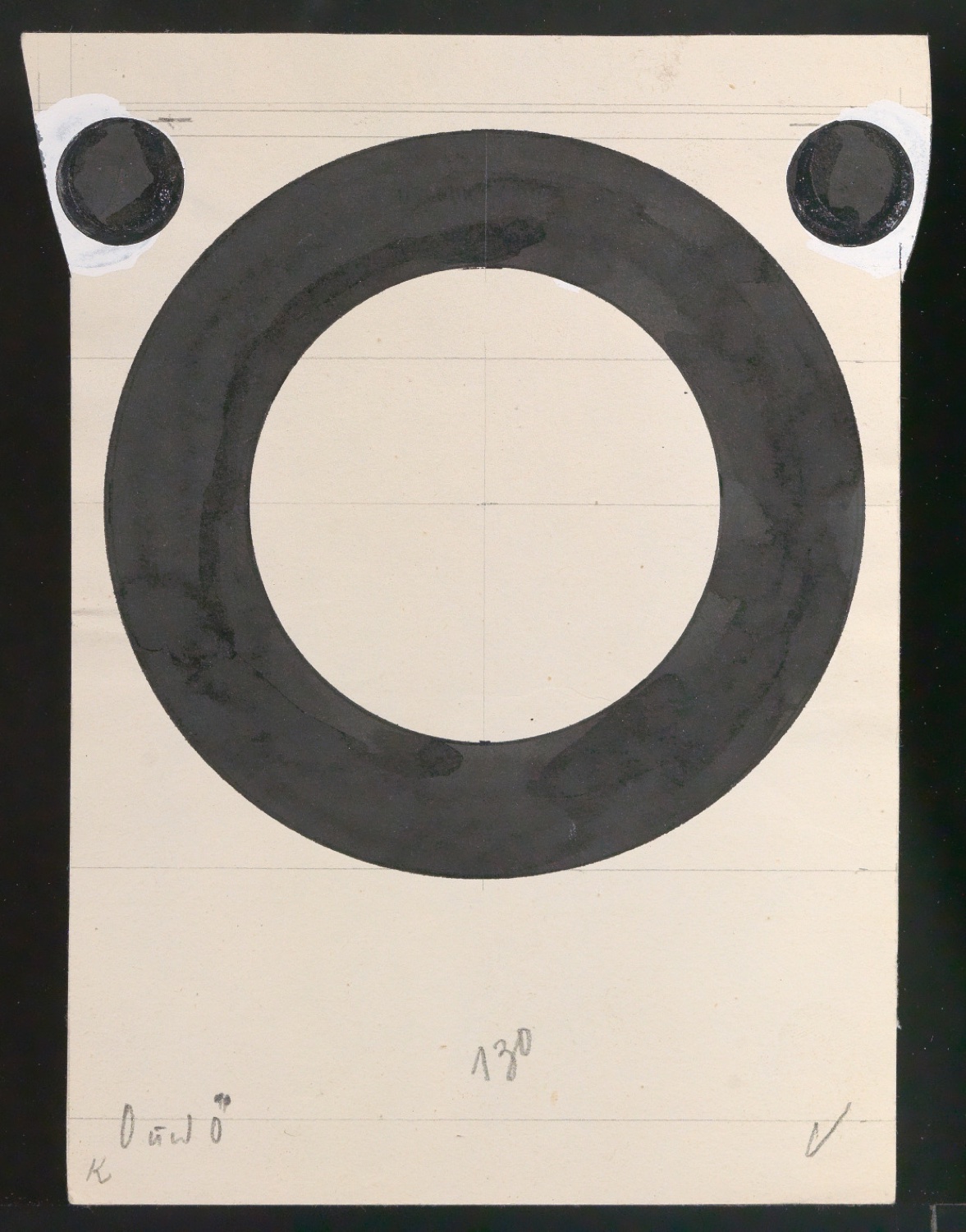 Entwurfszeichnungen Uhertype Dreiviertel Fette Grotesk — Blatt 19
