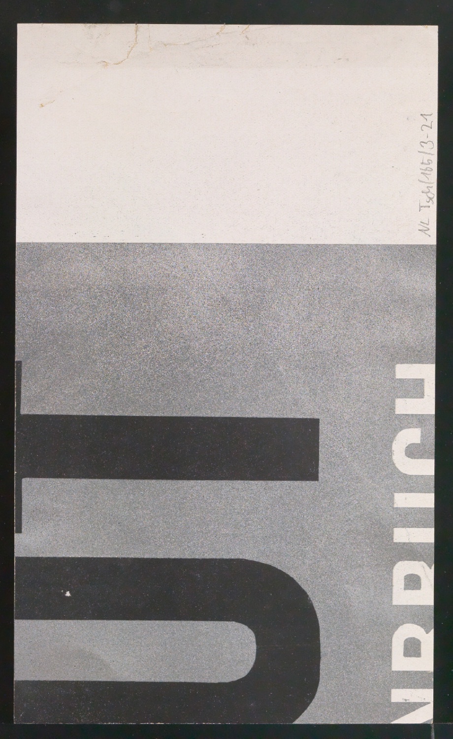 Entwurfszeichnungen Uhertype Dreiviertel Fette Grotesk — Blatt 42