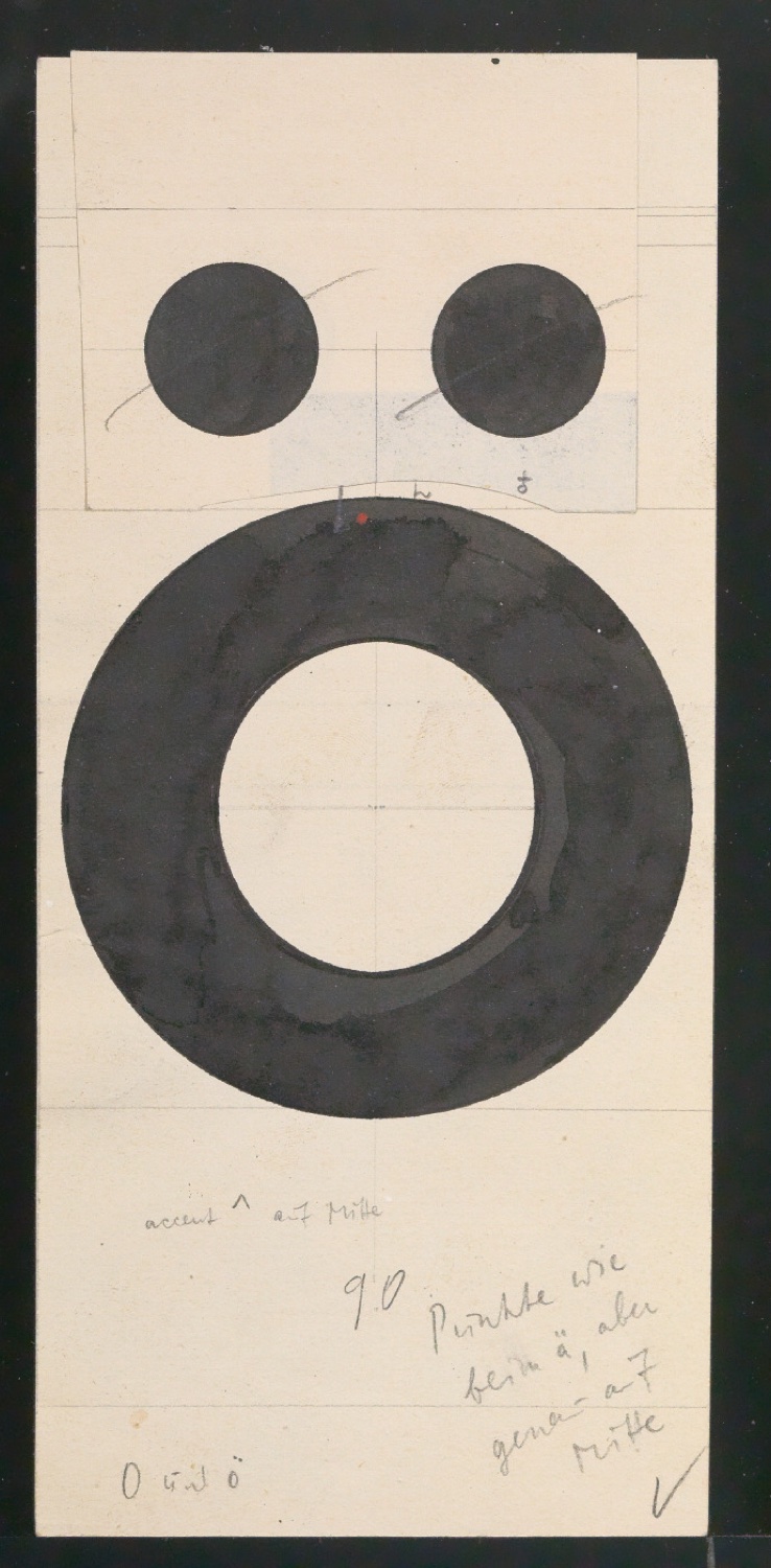 Entwurfszeichnungen Uhertype Dreiviertel Fette Grotesk — Blatt 47
