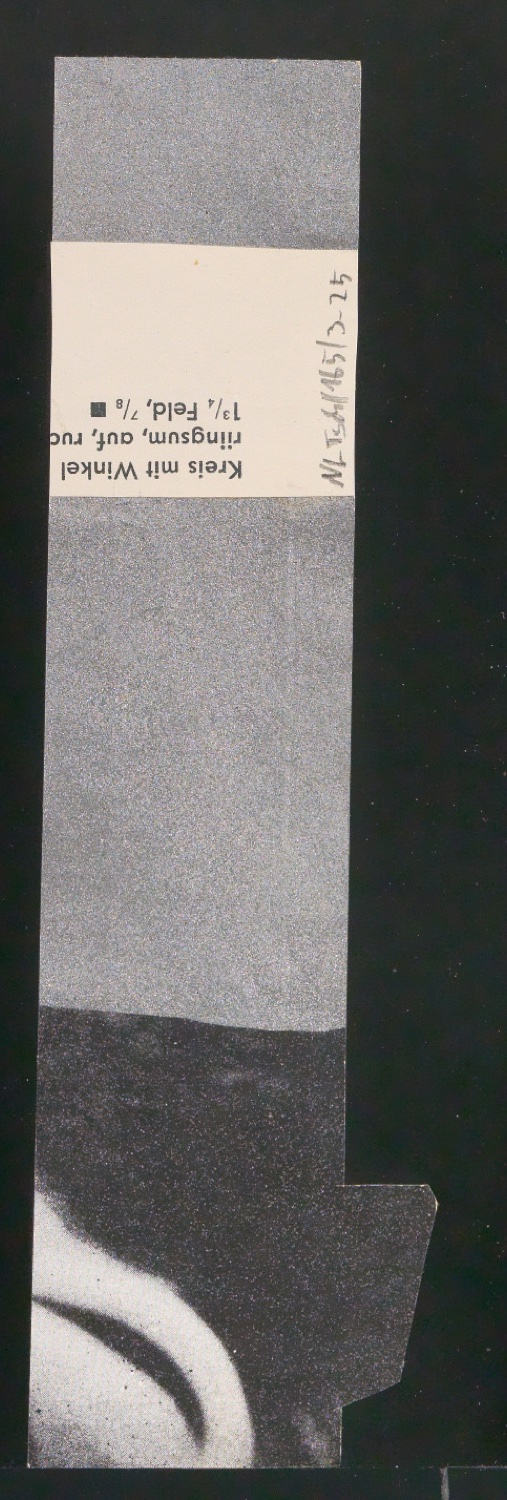 Entwurfszeichnungen Uhertype Dreiviertel Fette Grotesk — Blatt 50