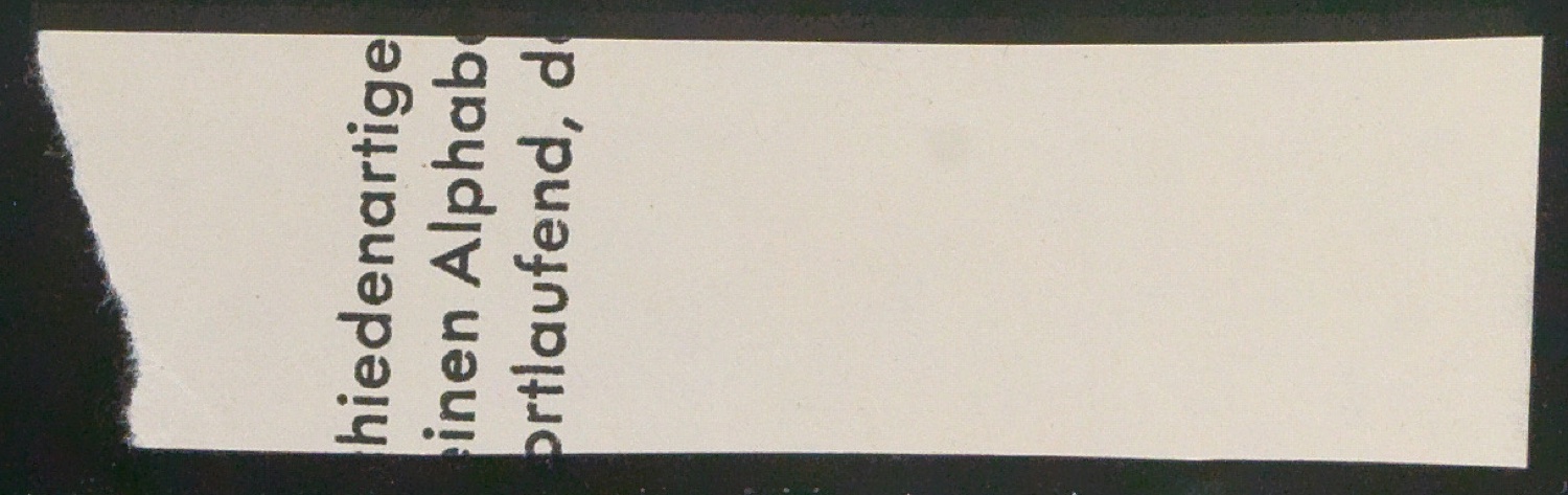 Entwurfszeichnungen Uhertype Dreiviertel Fette Grotesk — Blatt 67