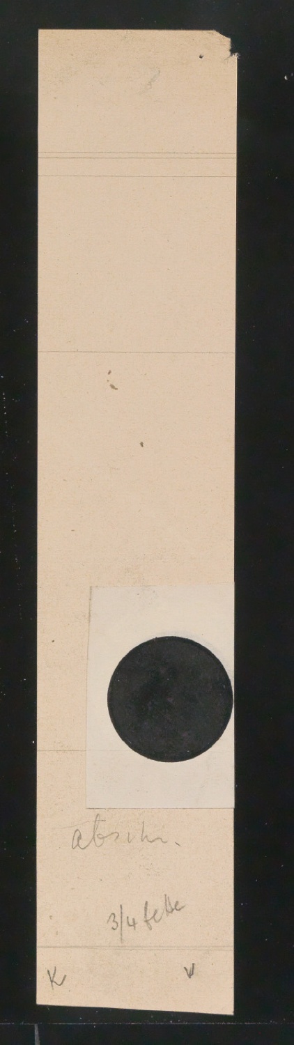 Entwurfszeichnungen Uhertype Dreiviertel Fette Grotesk — Blatt 93