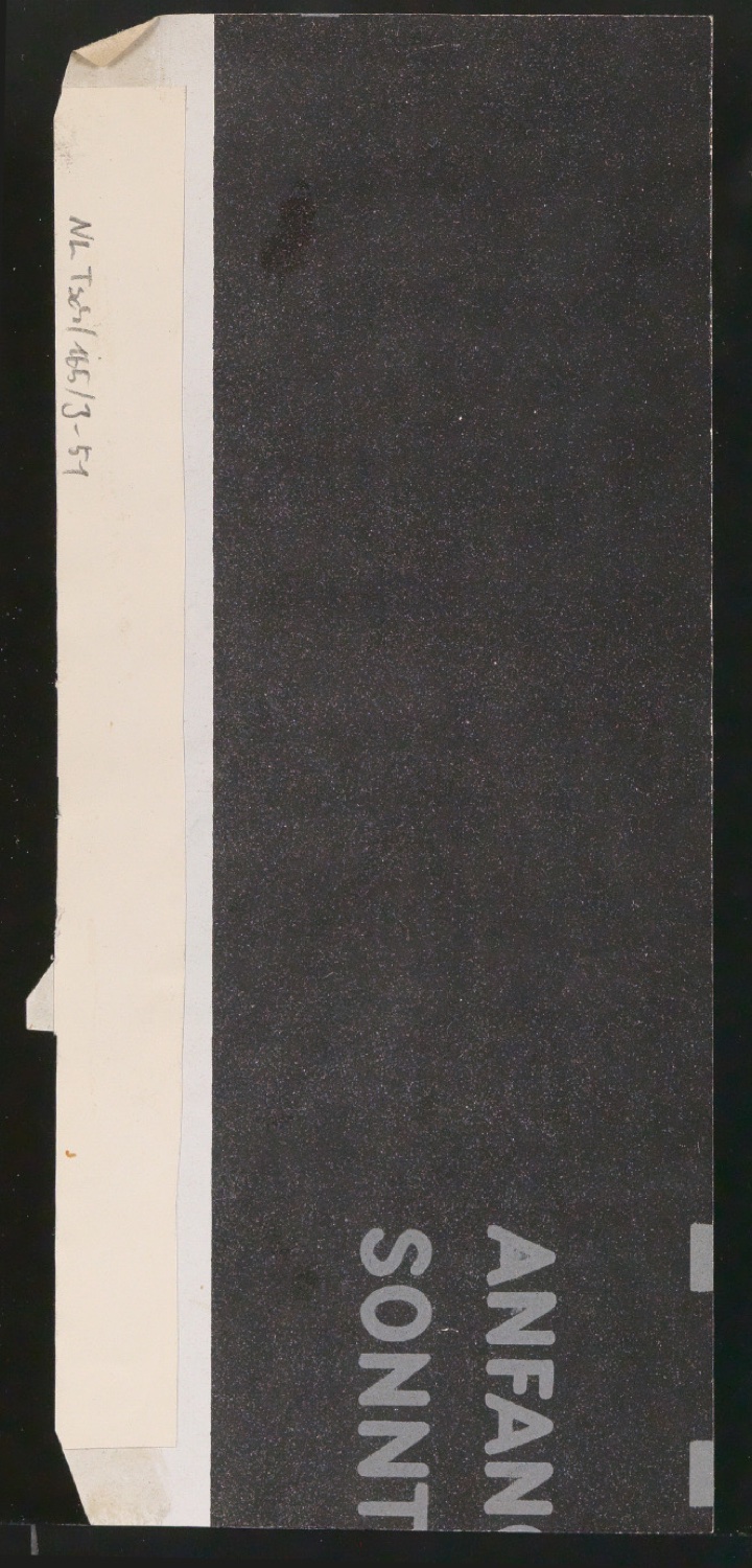 Entwurfszeichnungen Uhertype Dreiviertel Fette Grotesk — Blatt 102