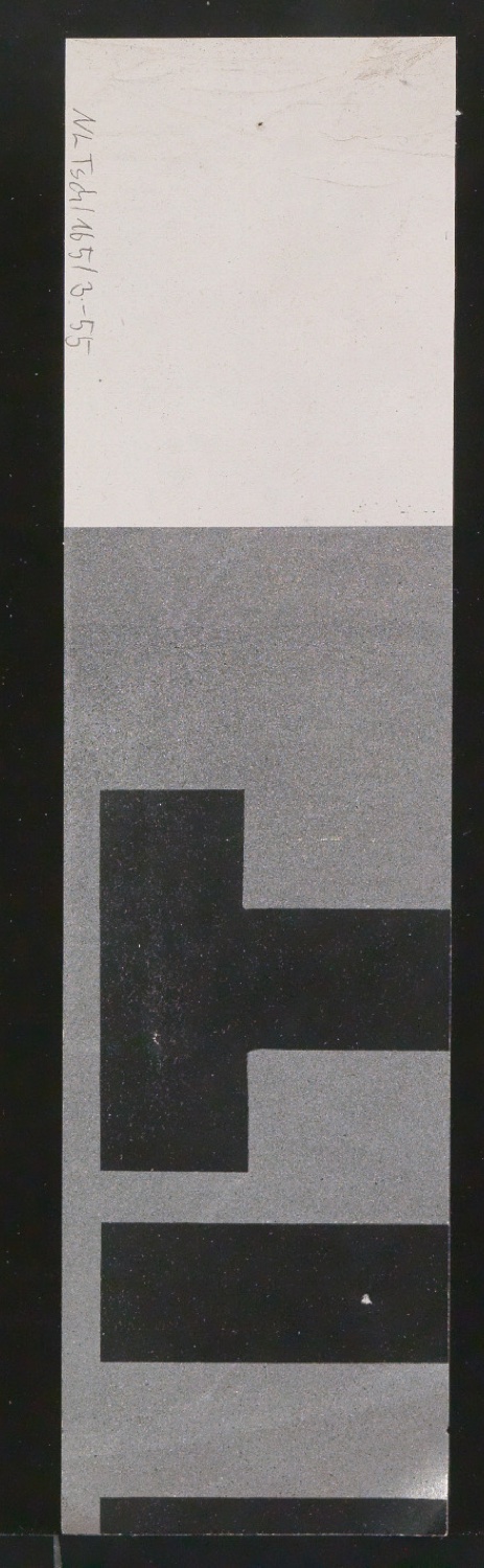 Entwurfszeichnungen Uhertype Dreiviertel Fette Grotesk — Blatt 110