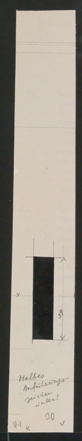 Entwurfszeichnungen Uhertype Dreiviertel Fette Grotesk — Blatt 119