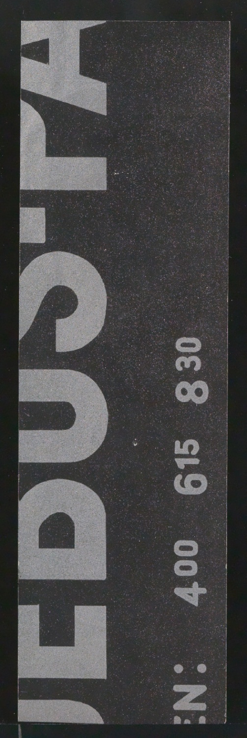 Entwurfszeichnungen Uhertype Dreiviertel Fette Grotesk — Blatt 130