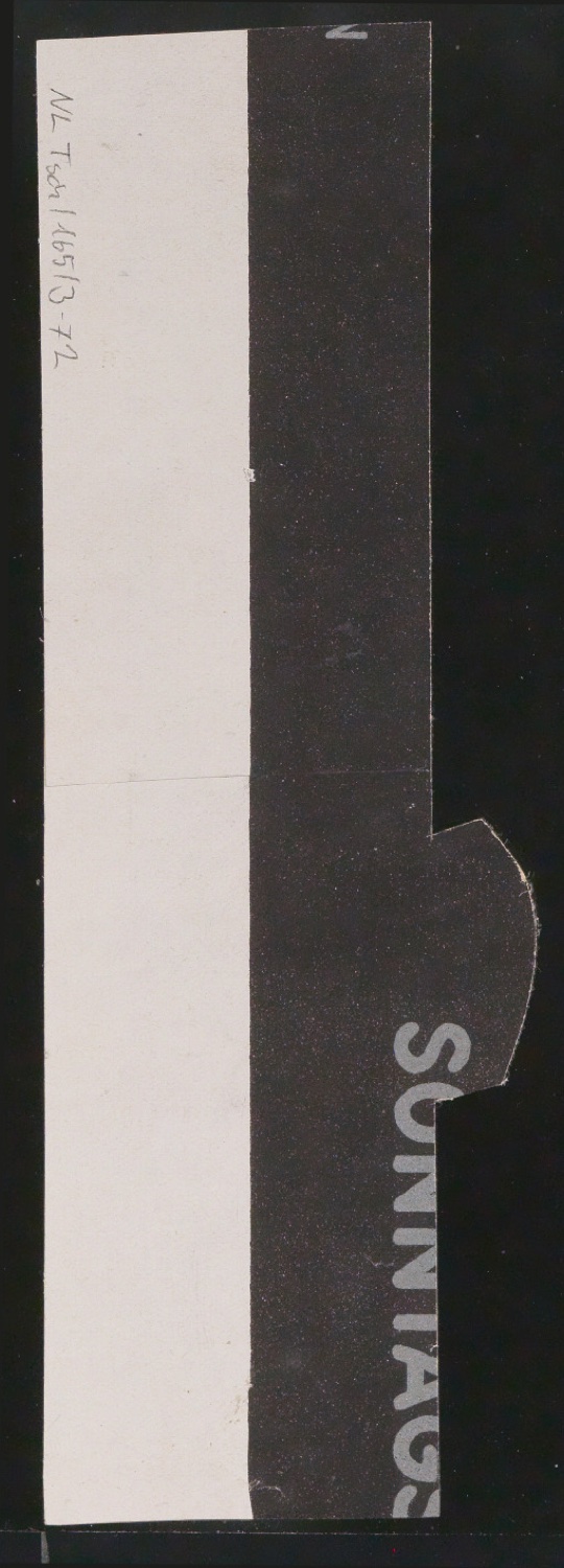 Entwurfszeichnungen Uhertype Dreiviertel Fette Grotesk — Blatt 144