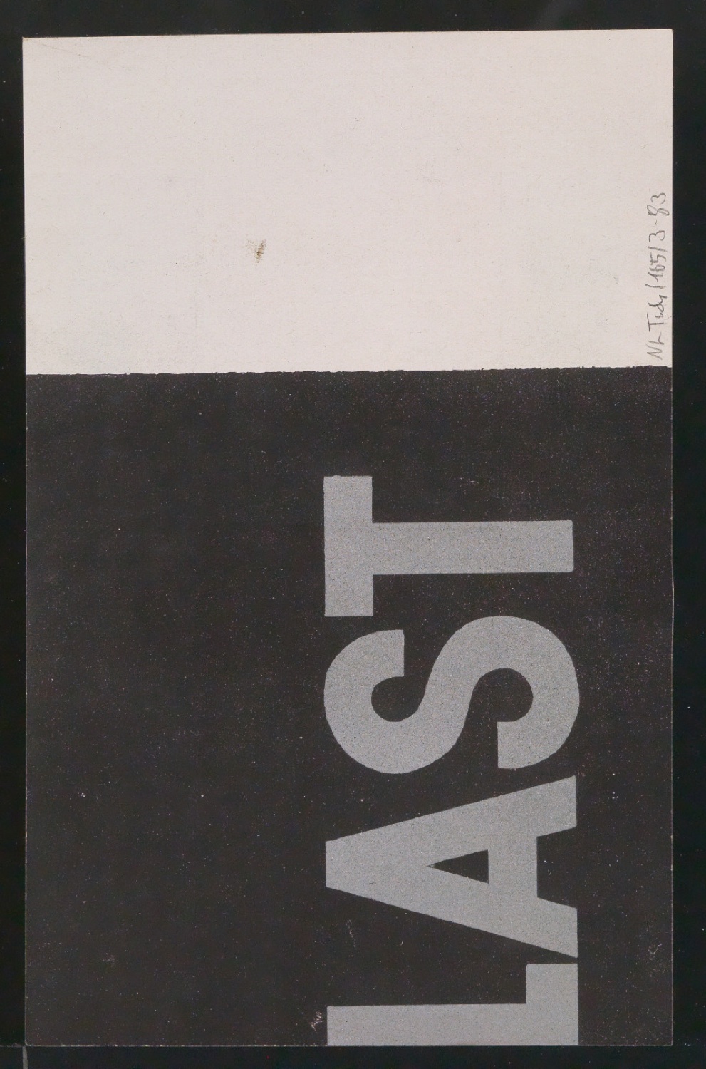 Entwurfszeichnungen Uhertype Dreiviertel Fette Grotesk — Blatt 168