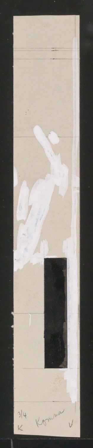 Entwurfszeichnungen Uhertype Dreiviertel Fette Grotesk — Blatt 177