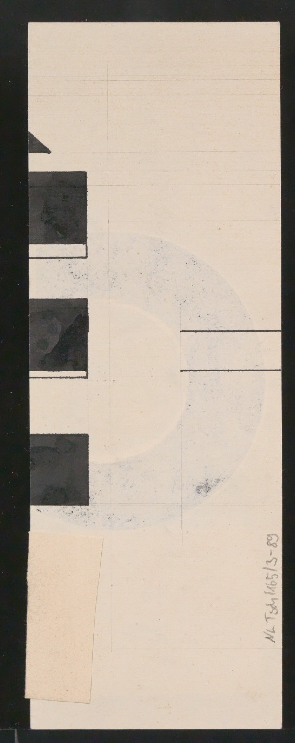 Entwurfszeichnungen Uhertype Dreiviertel Fette Grotesk — Blatt 180
