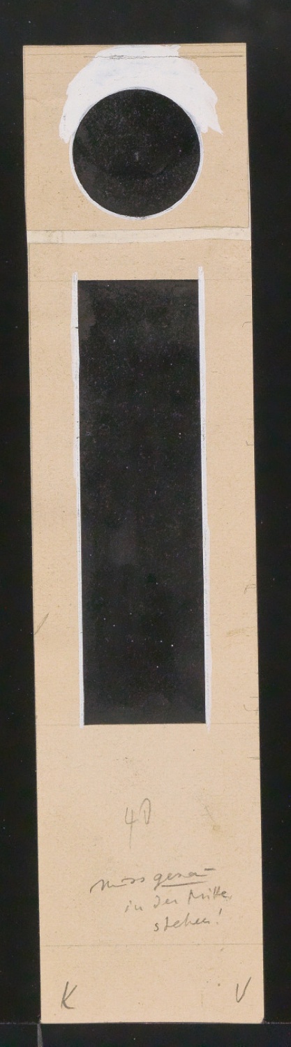 Entwurfszeichnungen Uhertype Dreiviertel Fette Grotesk — Blatt 181